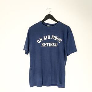 Vintage Single-Stitch Retired Air Force Tee, XL